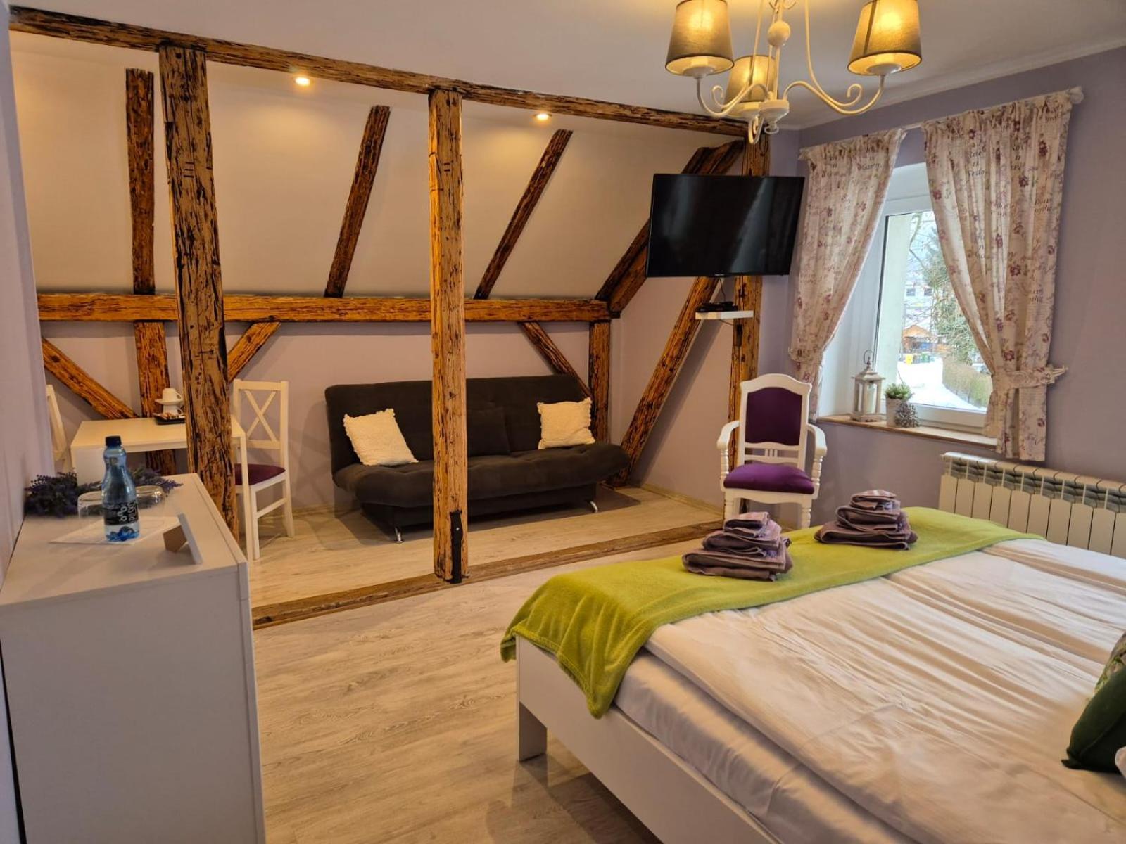Dom Pod Lawendowym Polem Bed and Breakfast Woliborz Værelse billede